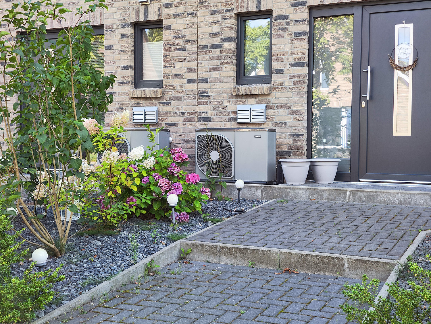 Wärmepumpe for einem Neubau Haus